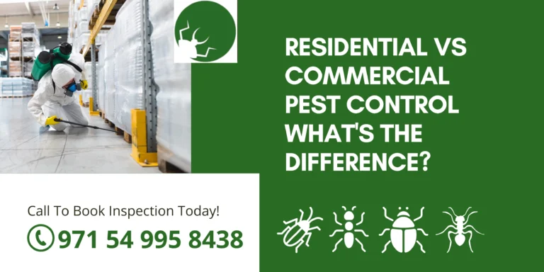 Residential vs Commercial Pest Control: What’s the Difference?