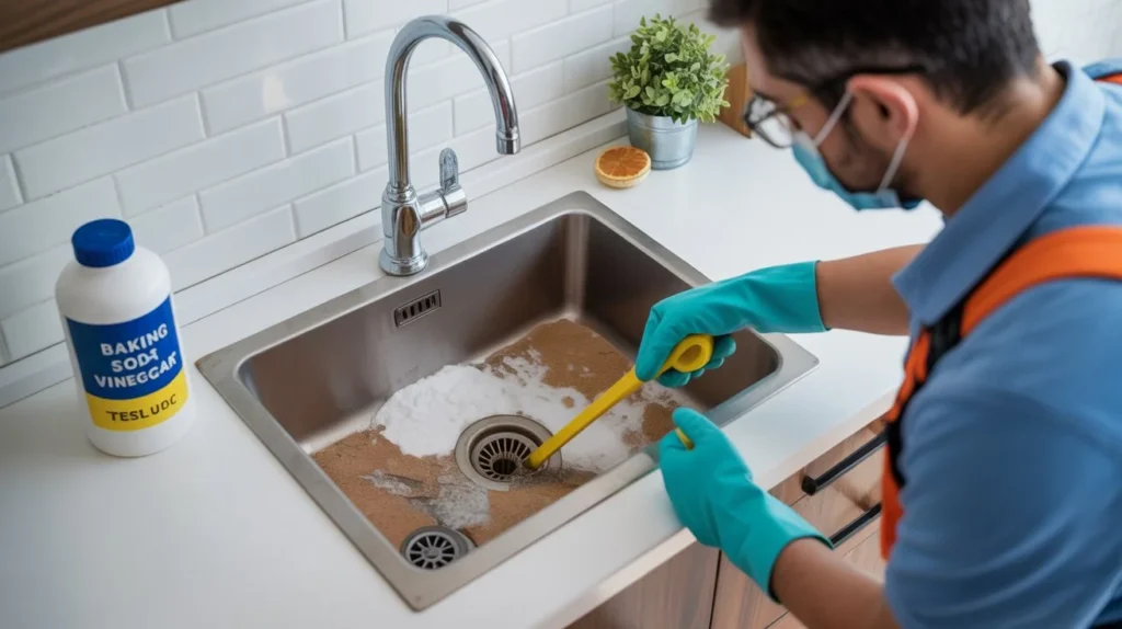 Professional drain cleaning for moth flies Dubai