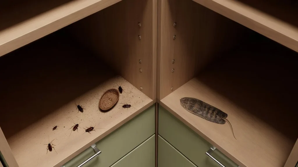 Signs of a German Cockroach 